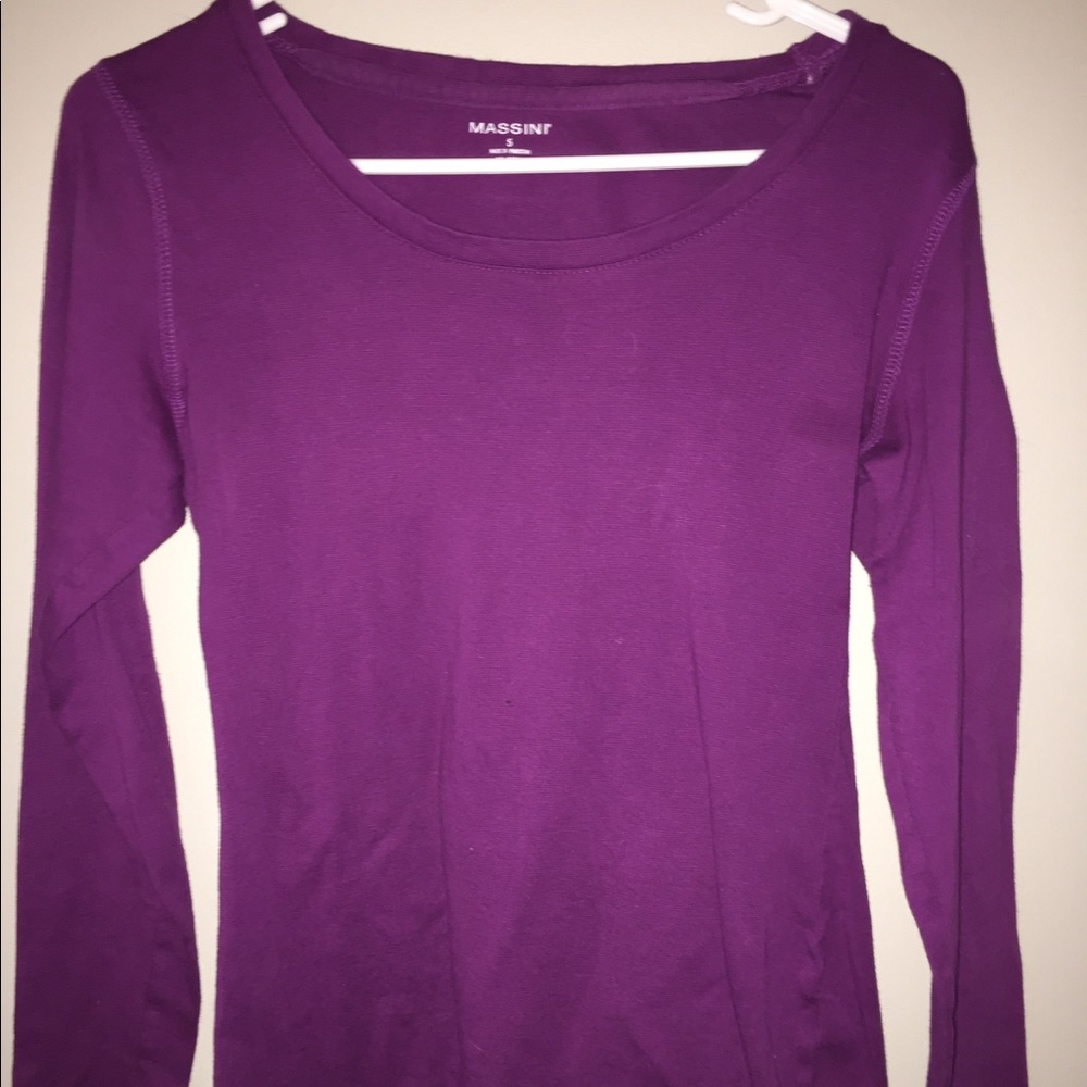 Purple Long sleeve shirt